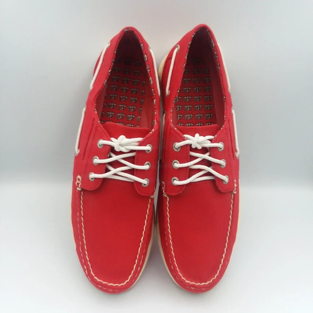 Eastland MLB St. Louis Cardinals Boat Shoes Deck Shoes Red US Size 12-12.5 EU 46